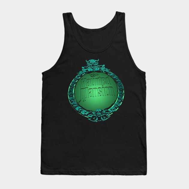 Haunted Mansion Sign Tank Top by rexthinks